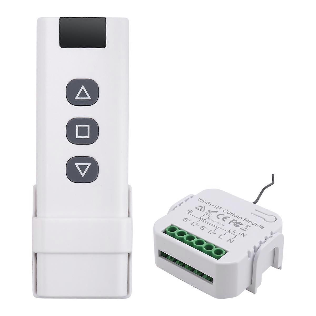 Tuya Smart WiFi Curtain Switch With RF Remote Control