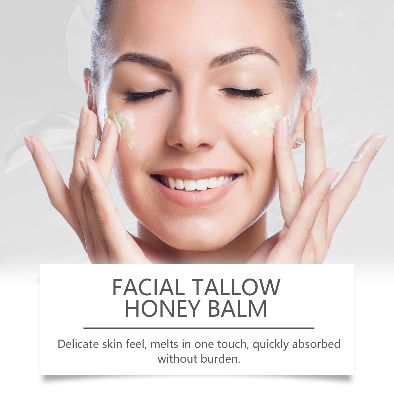 Deep Moisturizing Honey Tallow Cream for Hydrating Skin, Nourishing & Elasticity ,120g
