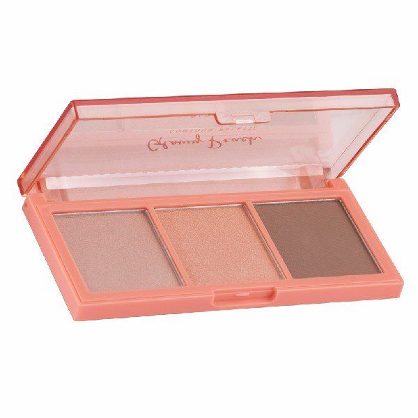 GLOWY PEACH CONTOUR PALETTE 4G X 3COLORS BABY BRIGHT (M)