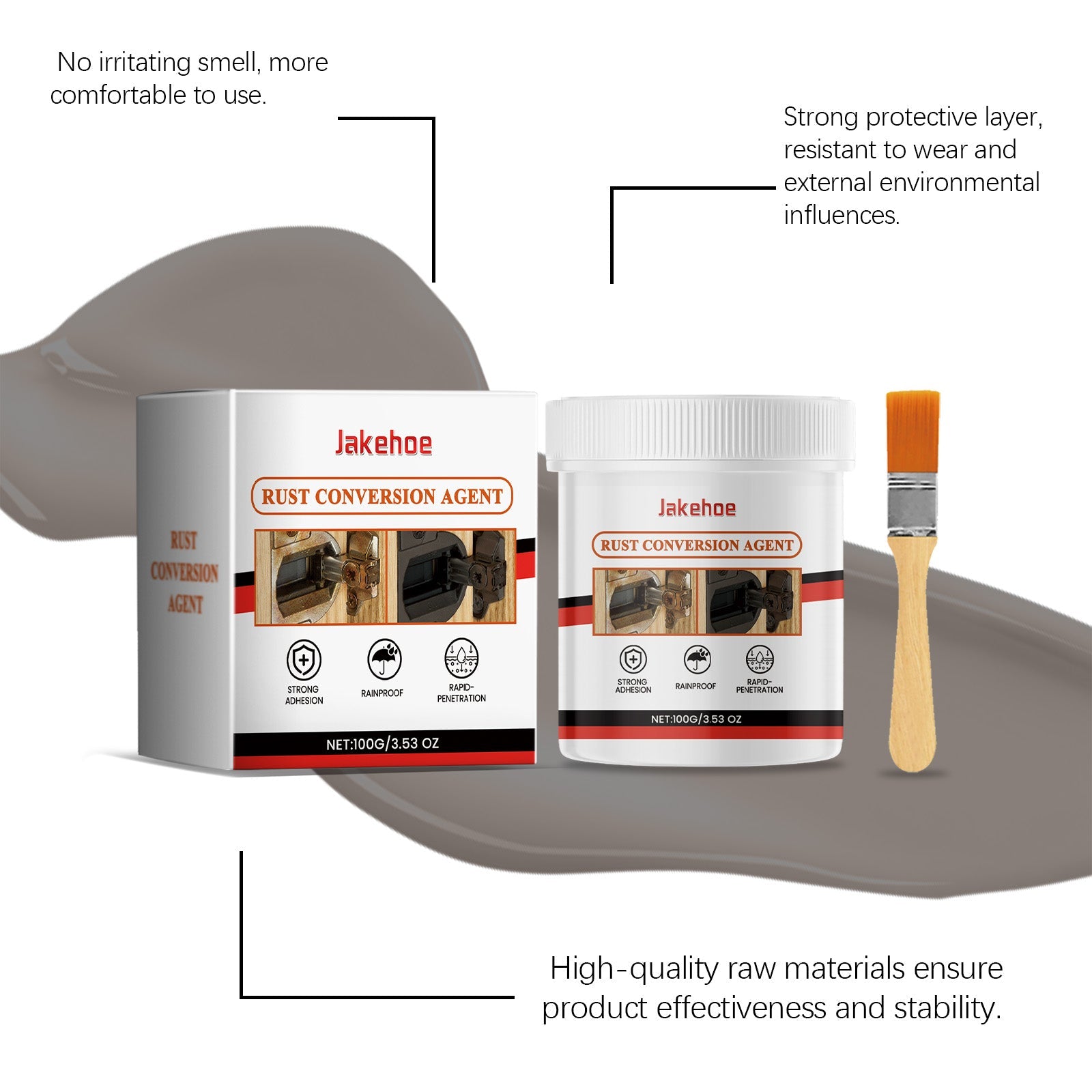 Transform Rust to Protection, Rust Conversion Solution, Extend Metal Life ,1 set