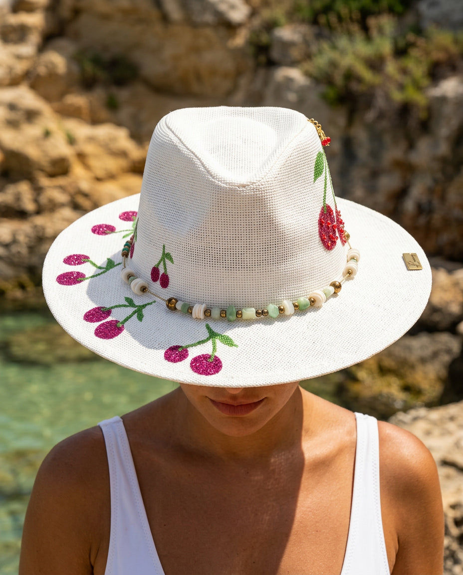 By Carmenzo Cherry Kiss Hat