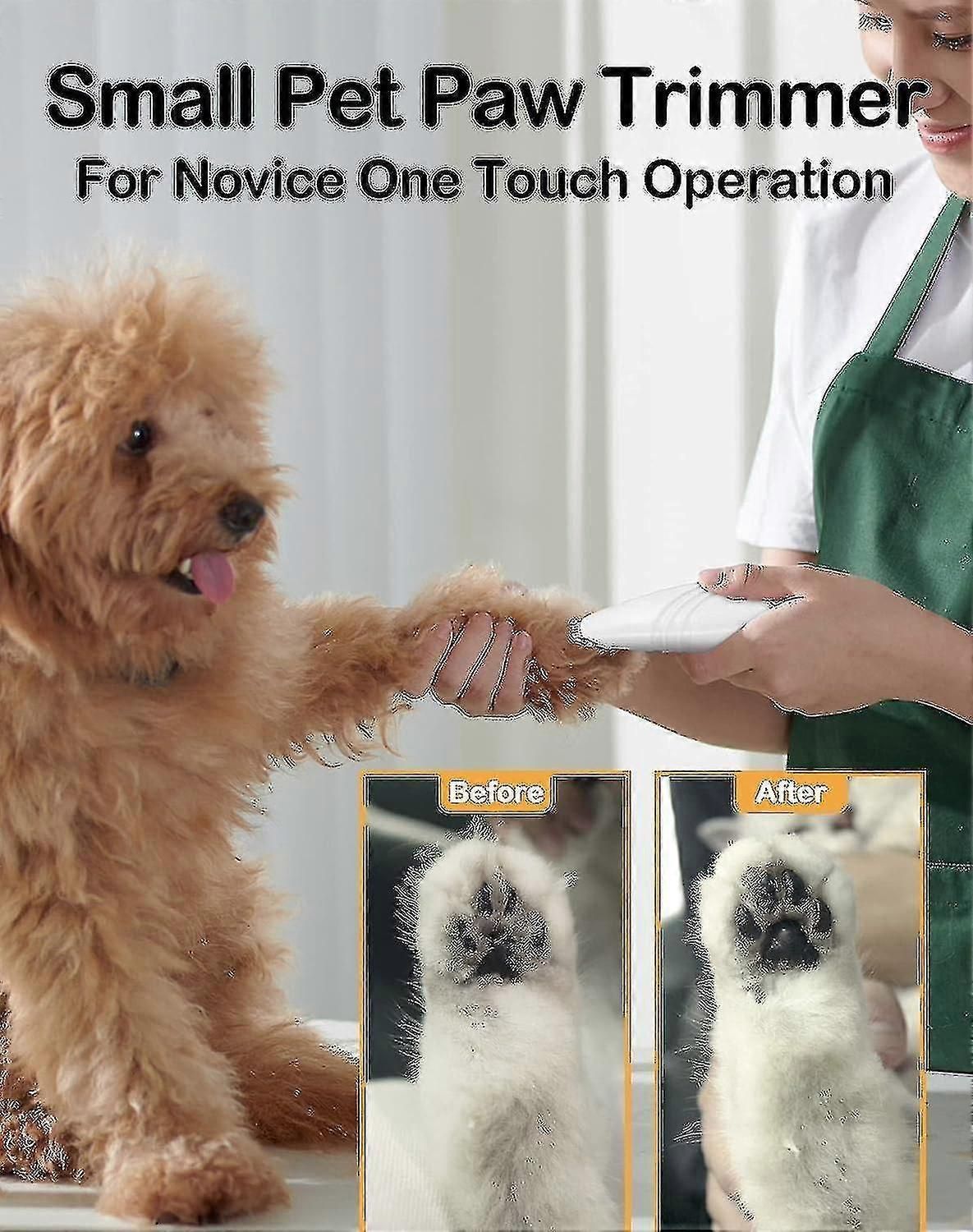 Cordless Dog Paw Trimmer With Quiet Motor and Rechargeable Design