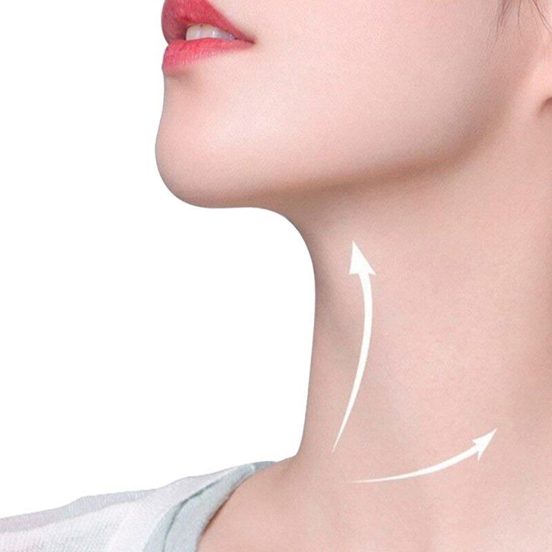 Reusable Anti Wrinkle T Shape Chest Pad Silicone Transparent Breast Lifting Chest Patch
