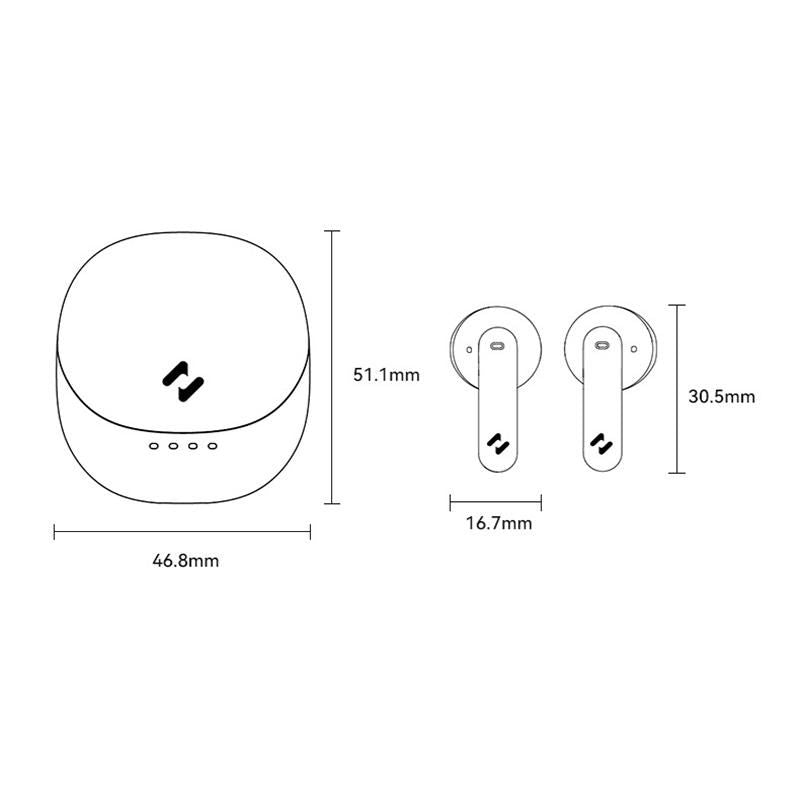 Havit E9 Bluetooth Earphones White-Standard Edition
