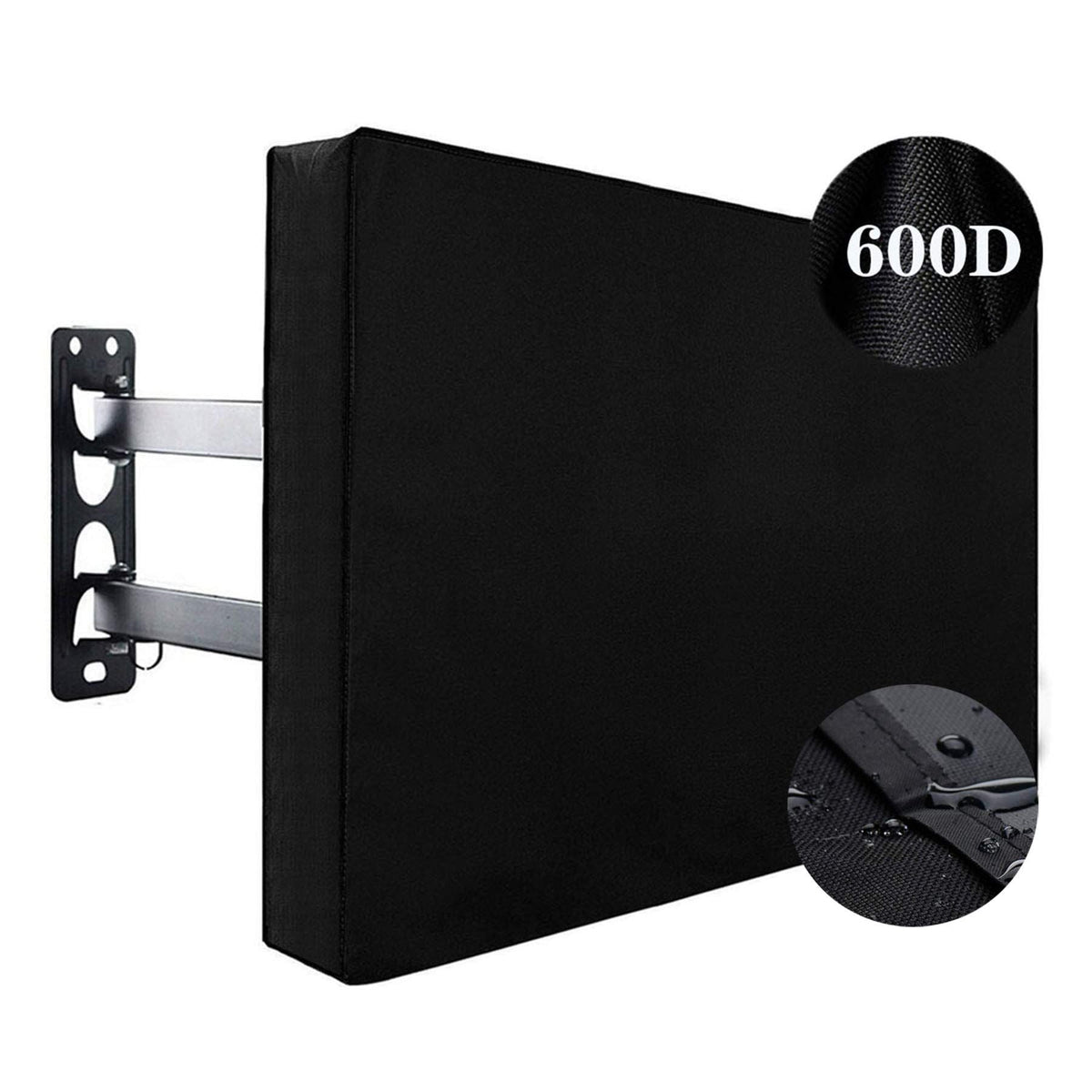 Outdoor TV Cover 600D Universal Waterproof TV Cover Protect TV Screens