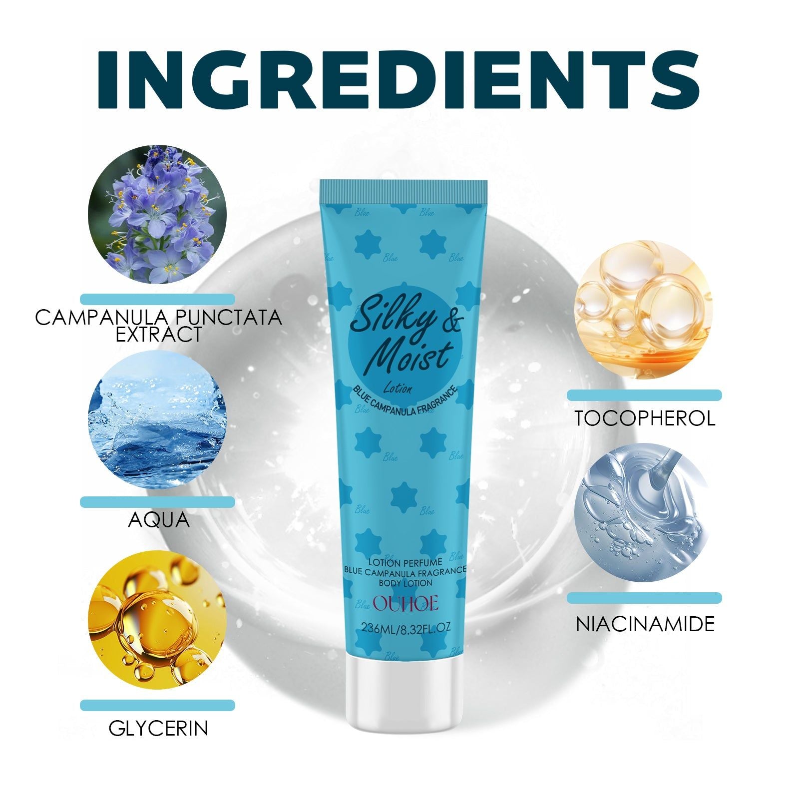 Brightening Skin Body Toner for Armpits, Knees, Dark Spots, Moisturizing, Fast Results ,236ml