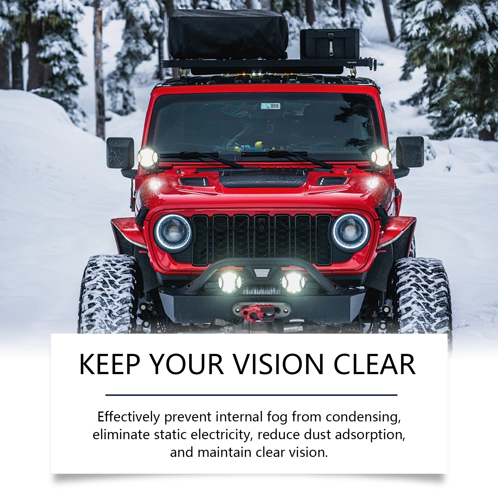 Car Window Defrost Cleaner, Fast Frost Removal, Clear Vision, Ice Melt Solution ,250ml