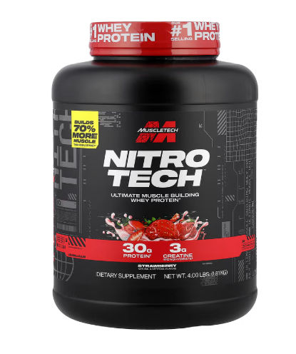 MT NITRO TECH WHEY GOLD 5LB STRAW S CAKE