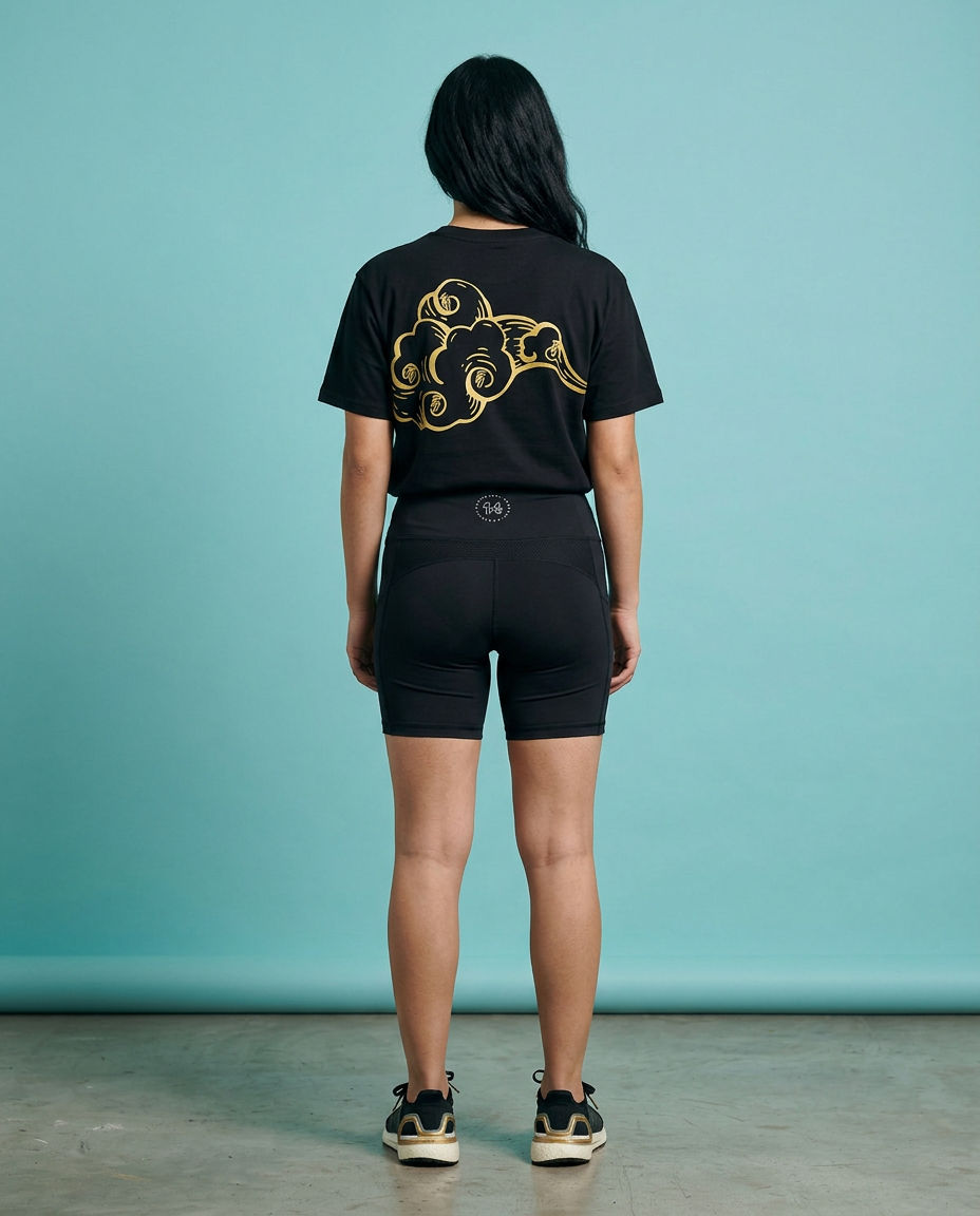 RSPR BLACK UNISEX T-SHIRT No. 19 (RSPR PRINT)
