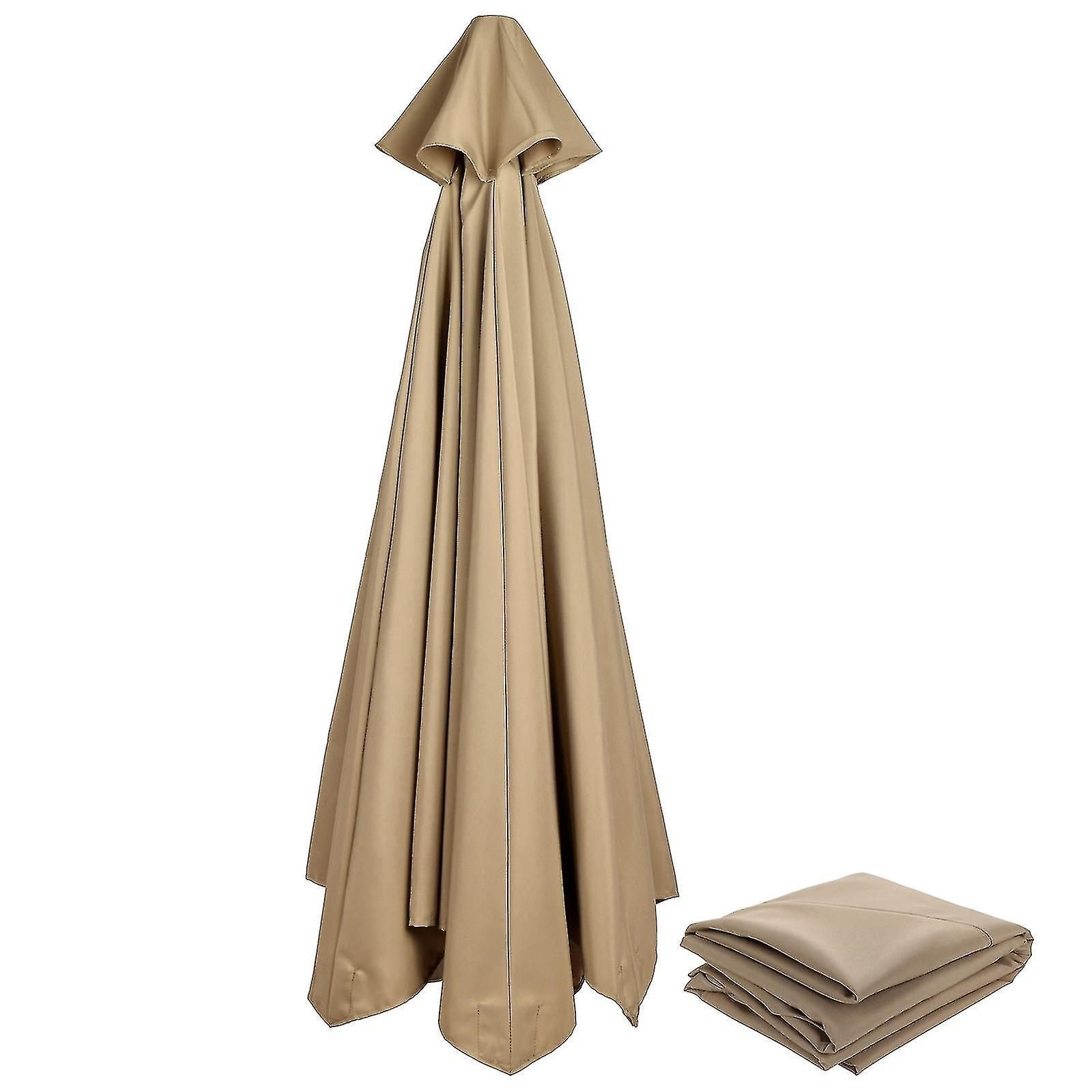 Replacement Fabric Garden Parasol Sunshade 3m 6/8 Arm Terrace Parasol New