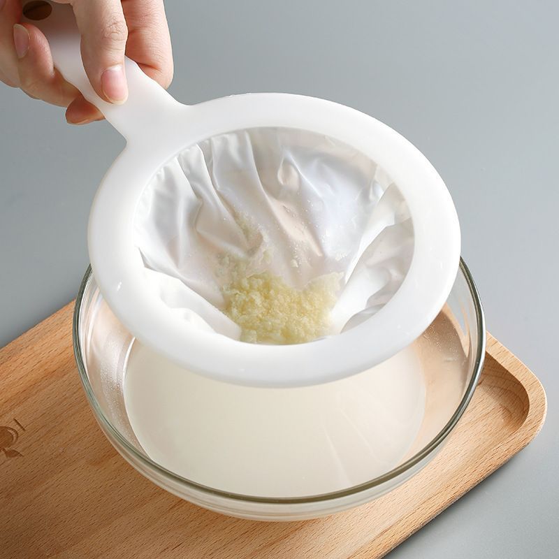 Kitchen Ultra-fine Mesh Strainer Filter Mesh Spoon For Soy Milk Coffee Milk Yogurt