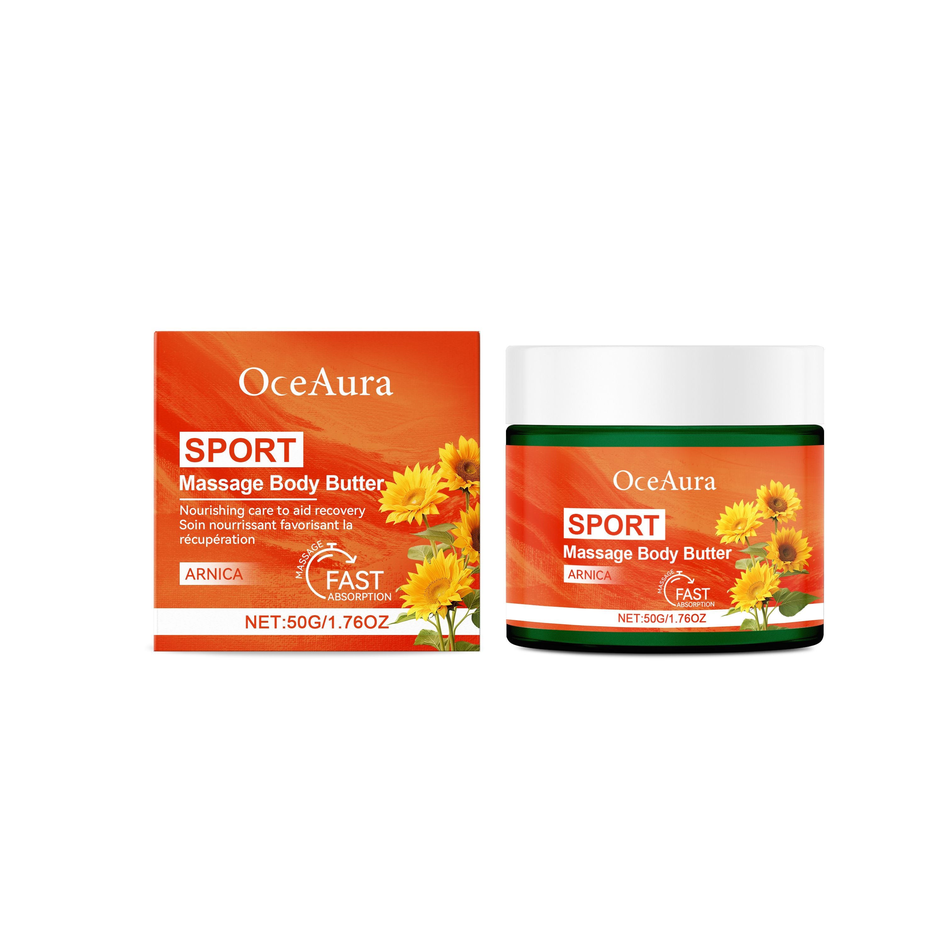 Body Care Cream, Soothing, Nourishing, Muscle Relief, Fast Absorption ,50g