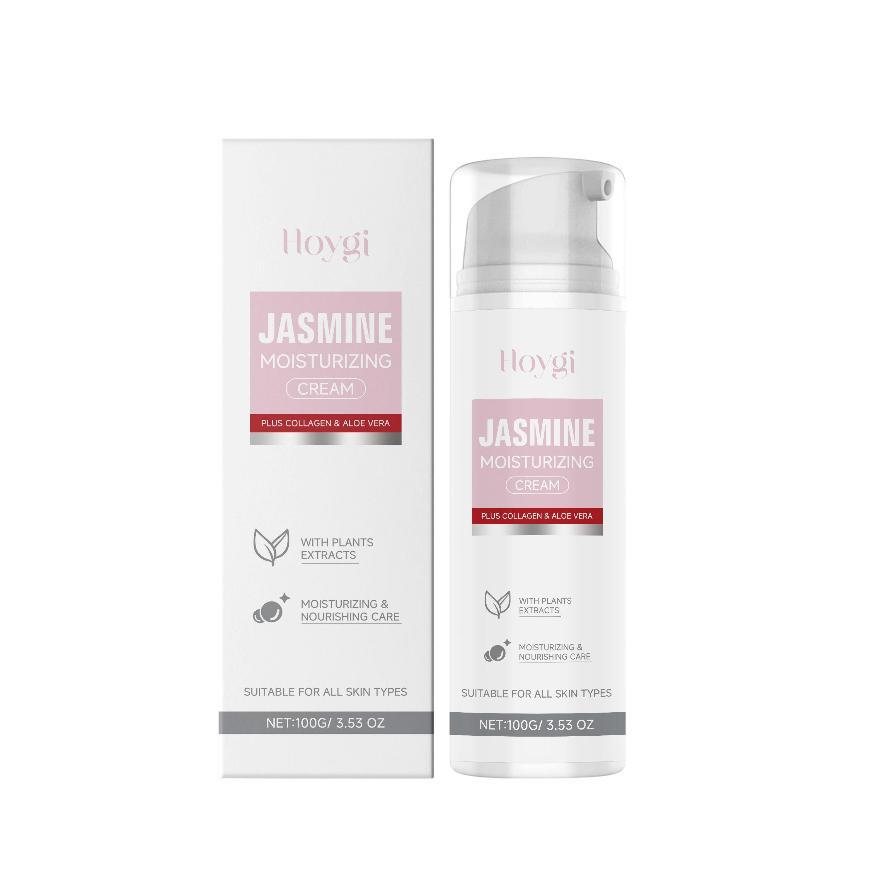 Collagen Jasmine Facial Care Moisturizer, Hydrating, Firming, Anti-Aging ,100g