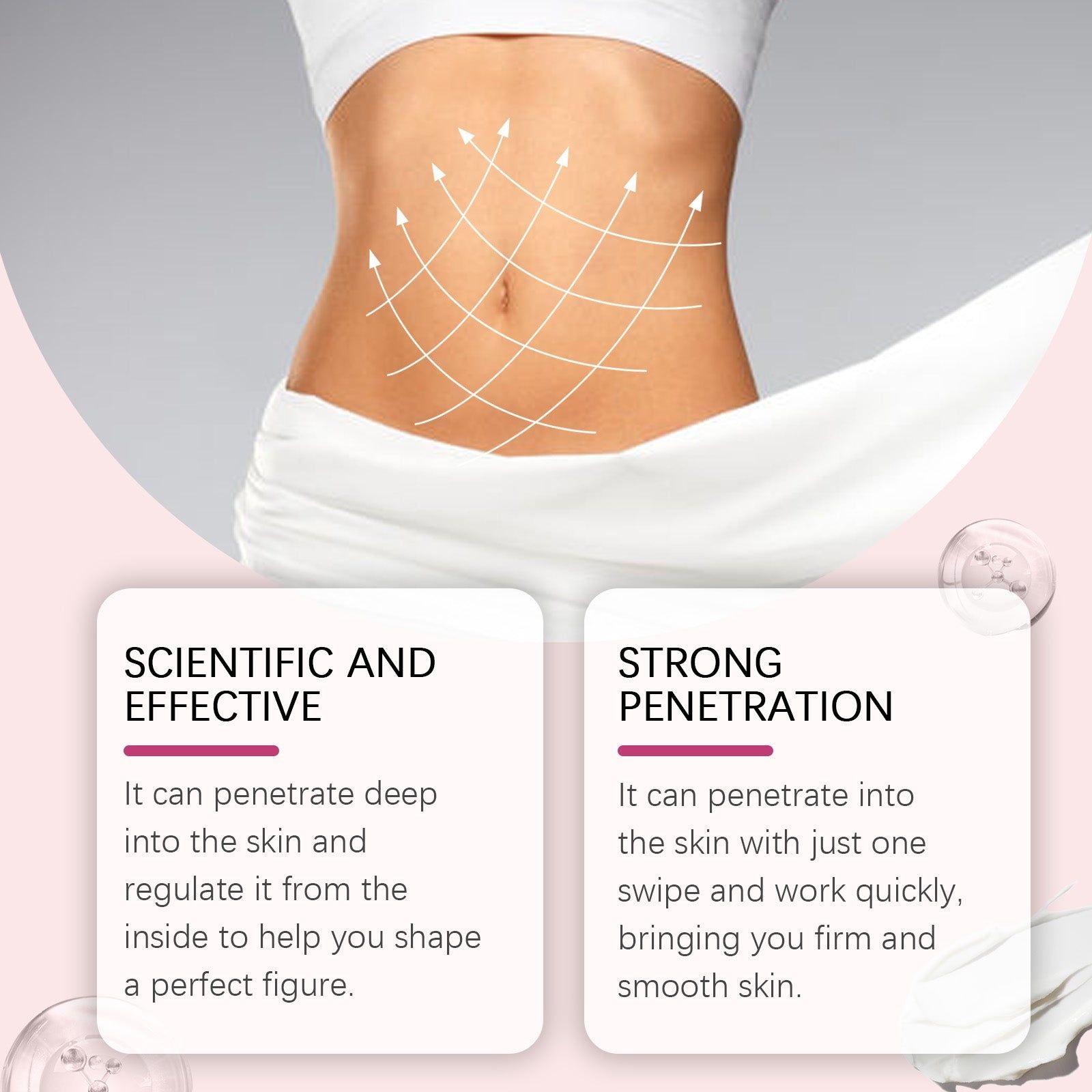 Compact Shaping Body Cream for Firming, Slimming, and Skin Tightening ,50g