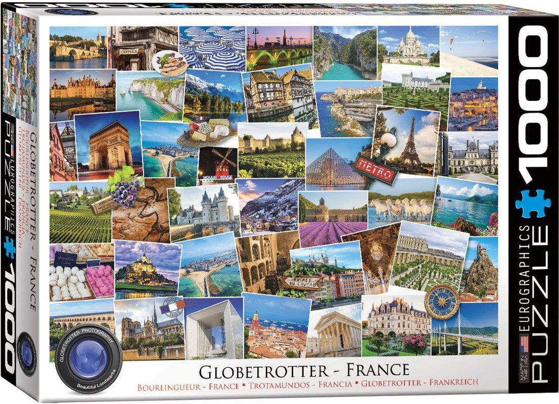 Globetrotter France 1000 Pieces Puzzle