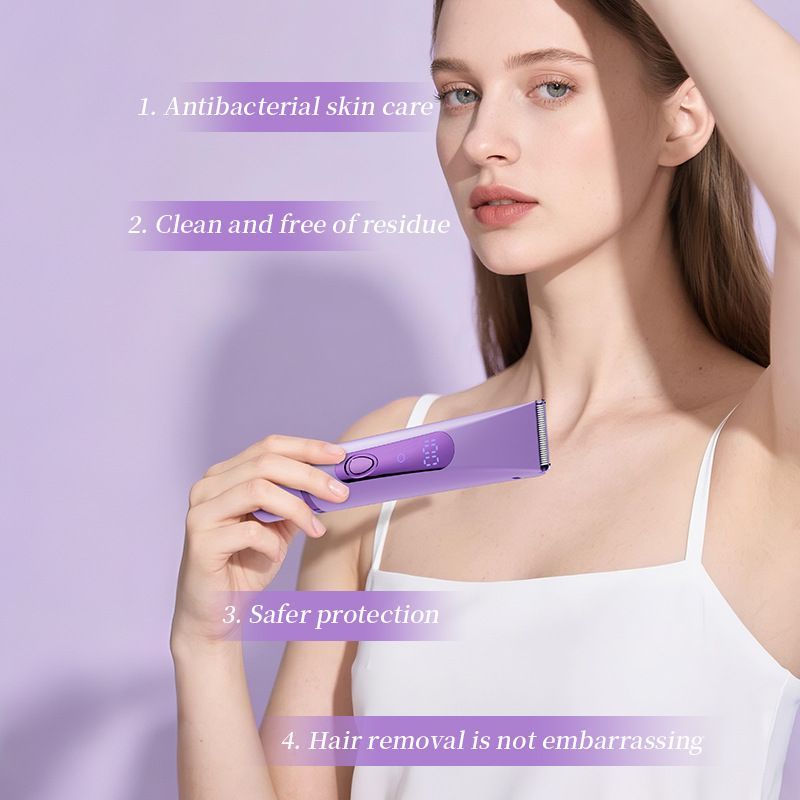 Rechargeable Dual-Head Body Hair Trimmer
