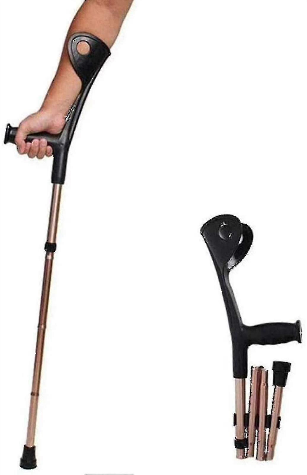 Adjustable Arm Crutch Lightweight Aluminum Walking Support Aid