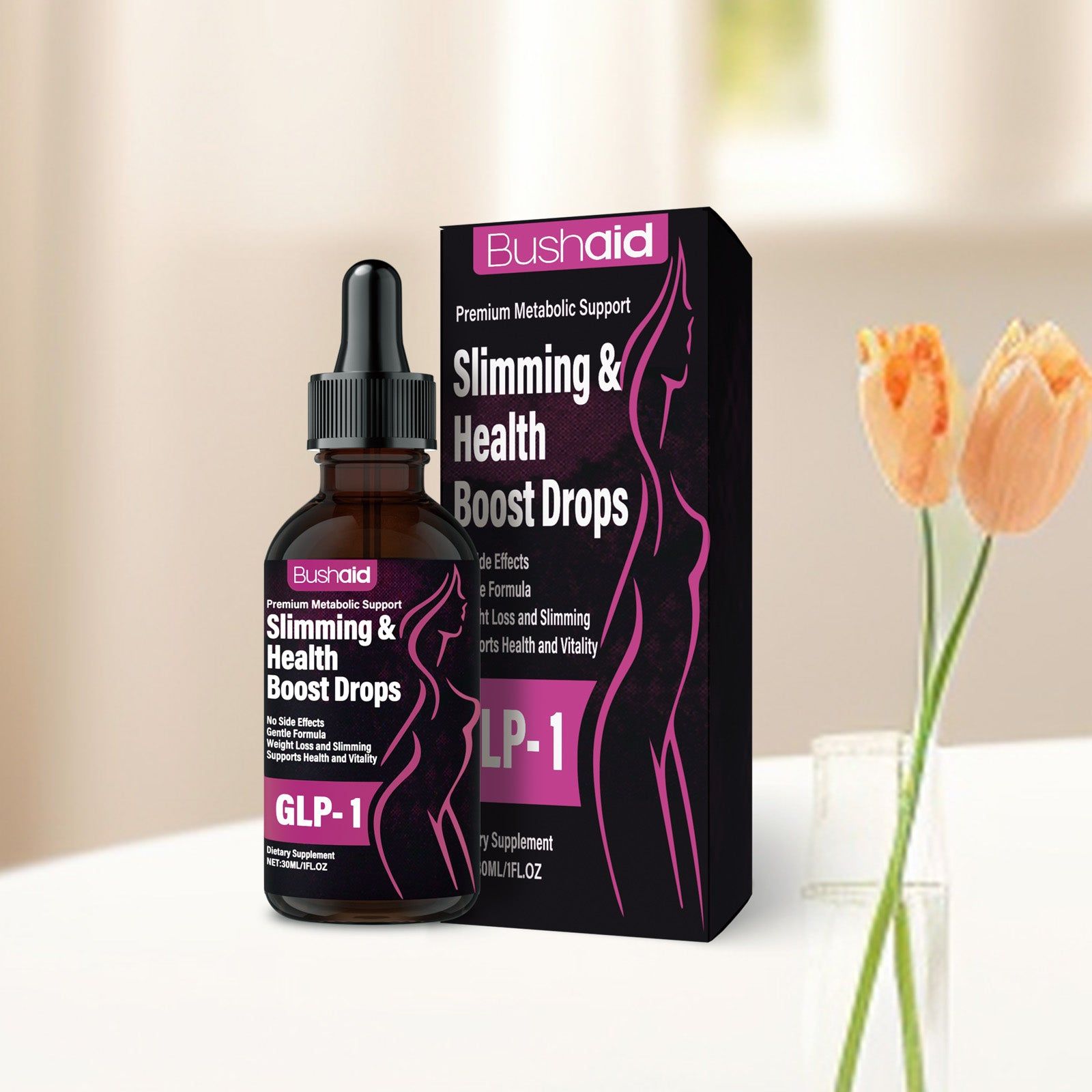 Boost Your Body Care with Moringa GLP-1 Drops for Blood Sugar & Fat Metabolism ,30ml
