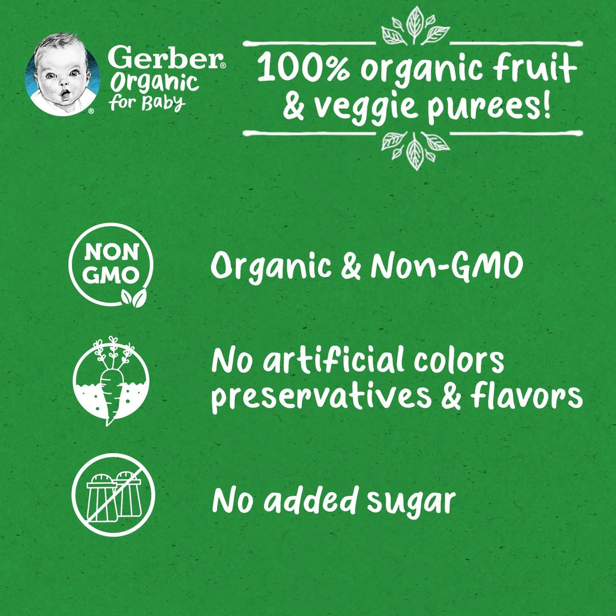 Gerber - Organic Apple 90g