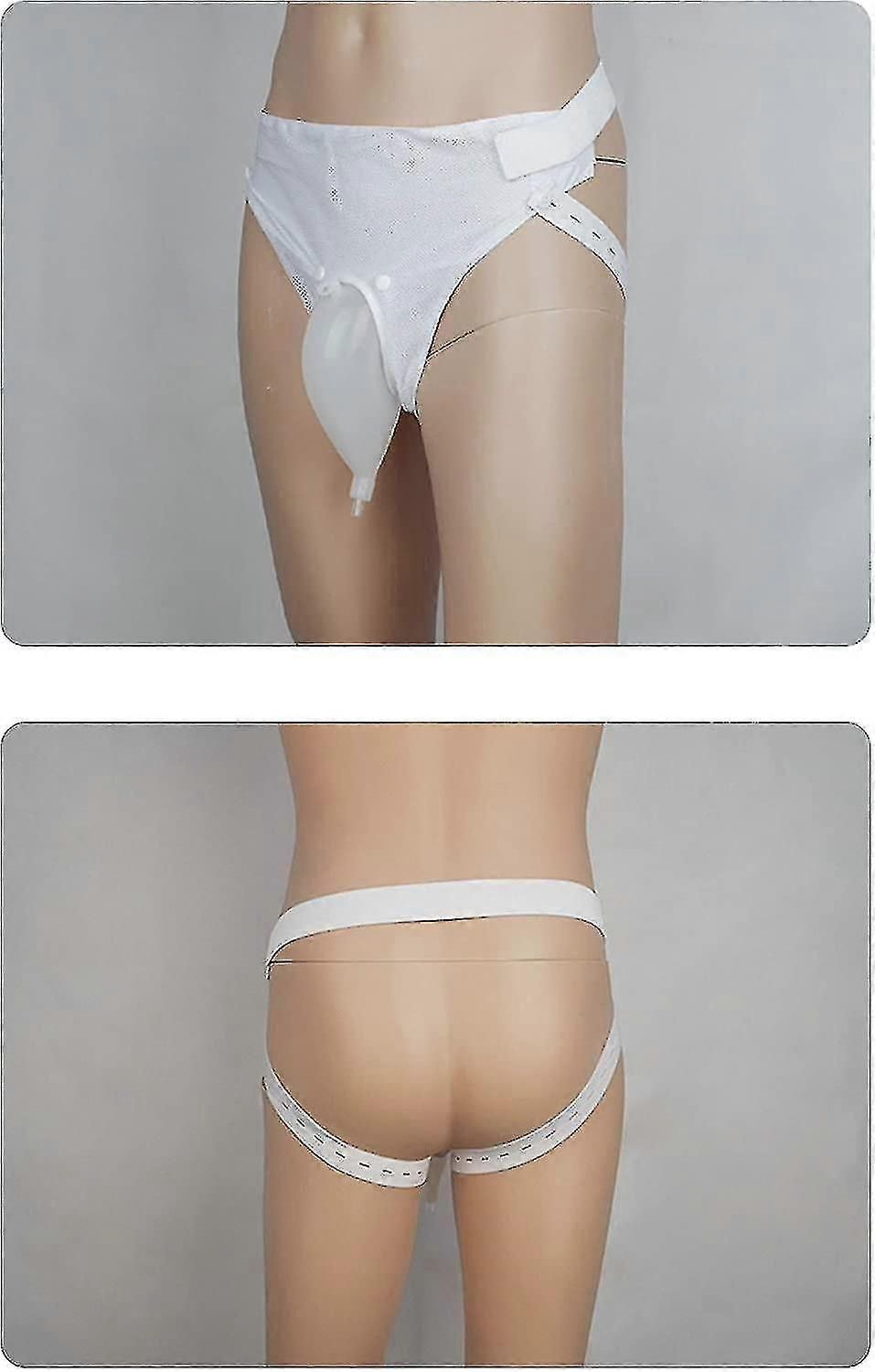 Silicone Urine Collector, 3 Type Optional With 2 Urine Catheter Bags For Elderly Men