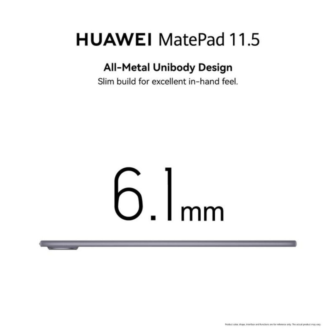 Huawei MatePad 11.5 2025 Wi-Fi Tablet, 8GB RAM, 256GB Storage, 11.5inch 120Hz Display, Space Gray