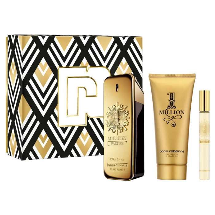 Paco Rabanne One Million Parfum 100Ml 3 Piece Set