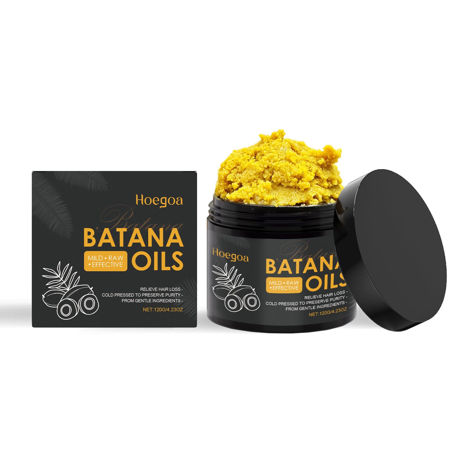 Batana Hair Oil Moisturizes and Strengthens, Nourishes Frizz, Softens Hair ,120g