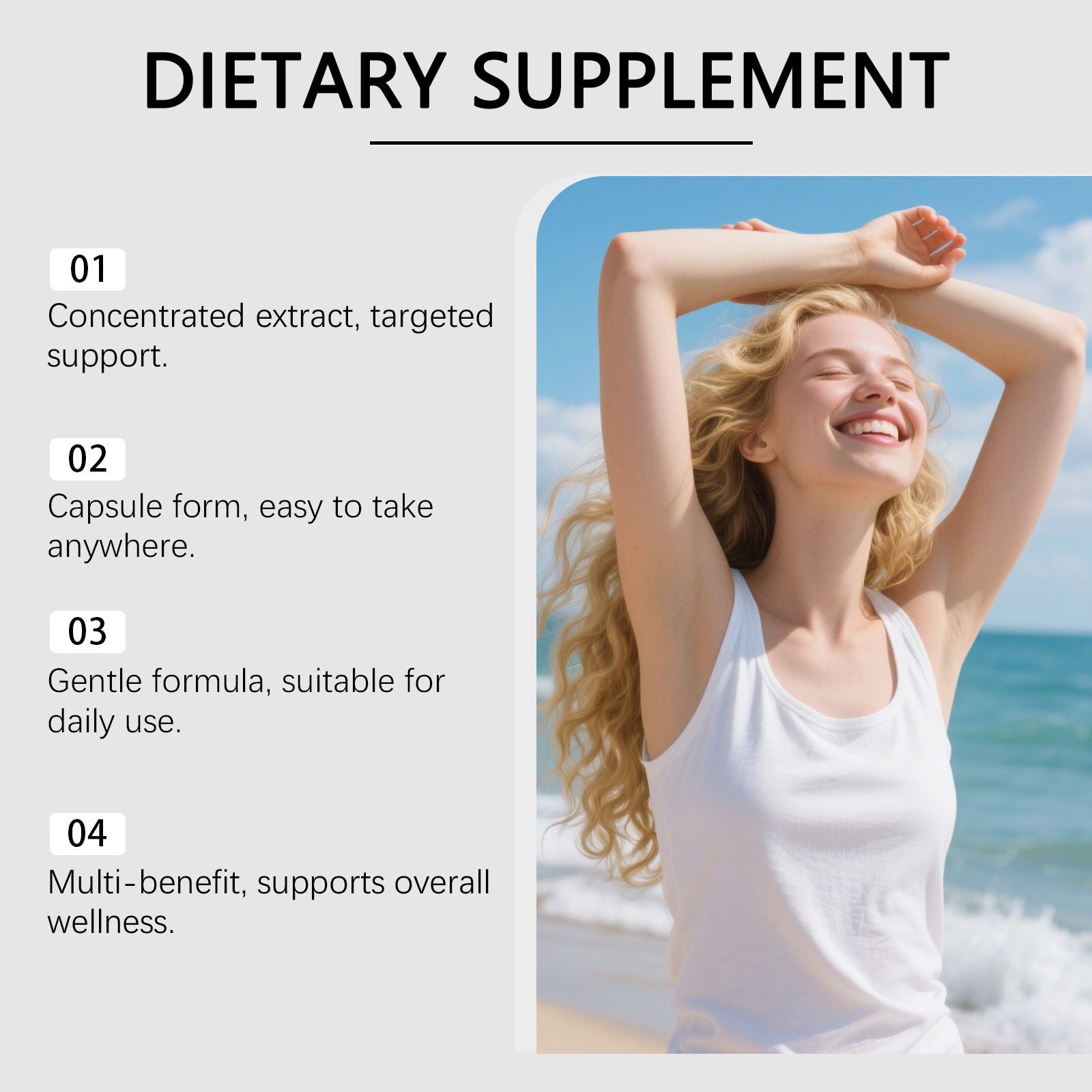 Calm Balance Blend Daily Wellness Drink Mix, Mood & Focus Support Dietary Supplement Powder, Raspberry Lemon Flavour, 20 Sticks