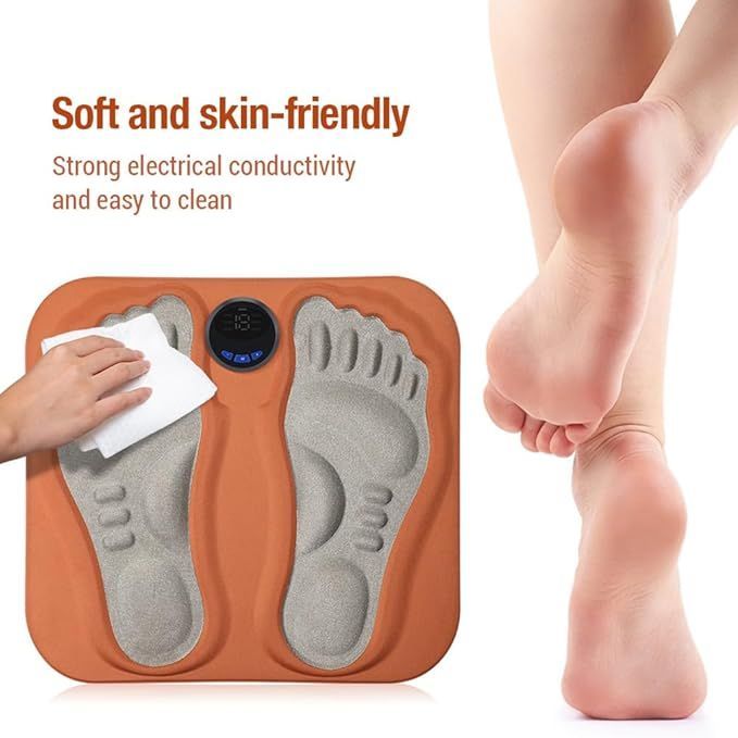 EMS Foot Massager Foot Circulation Stimulator for Pain Plantar Relief Muscle Relaxation