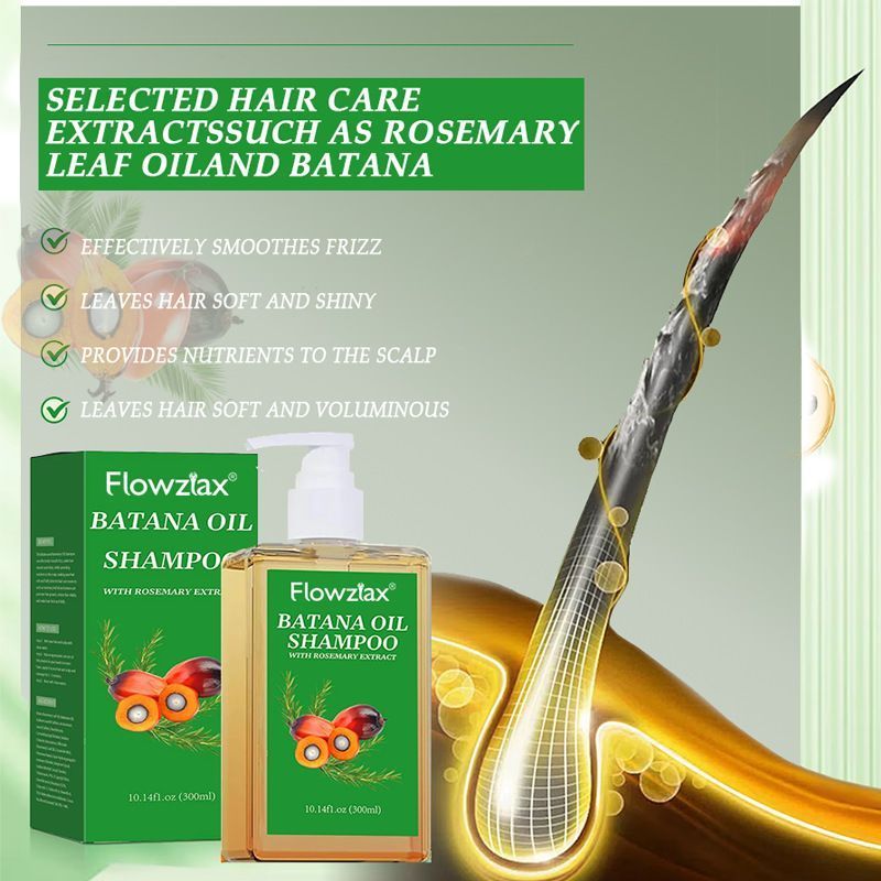 Nourishing Repair Shampoo for Dry Frizzy Hair, Smoothing Scalp Cleansing Hair Care Shampoo300ml