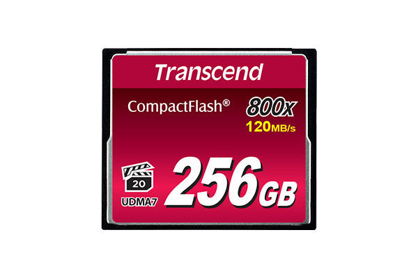 Transcend TS128GCF800, 128GB, CF Card, MLC,R:120MB/s