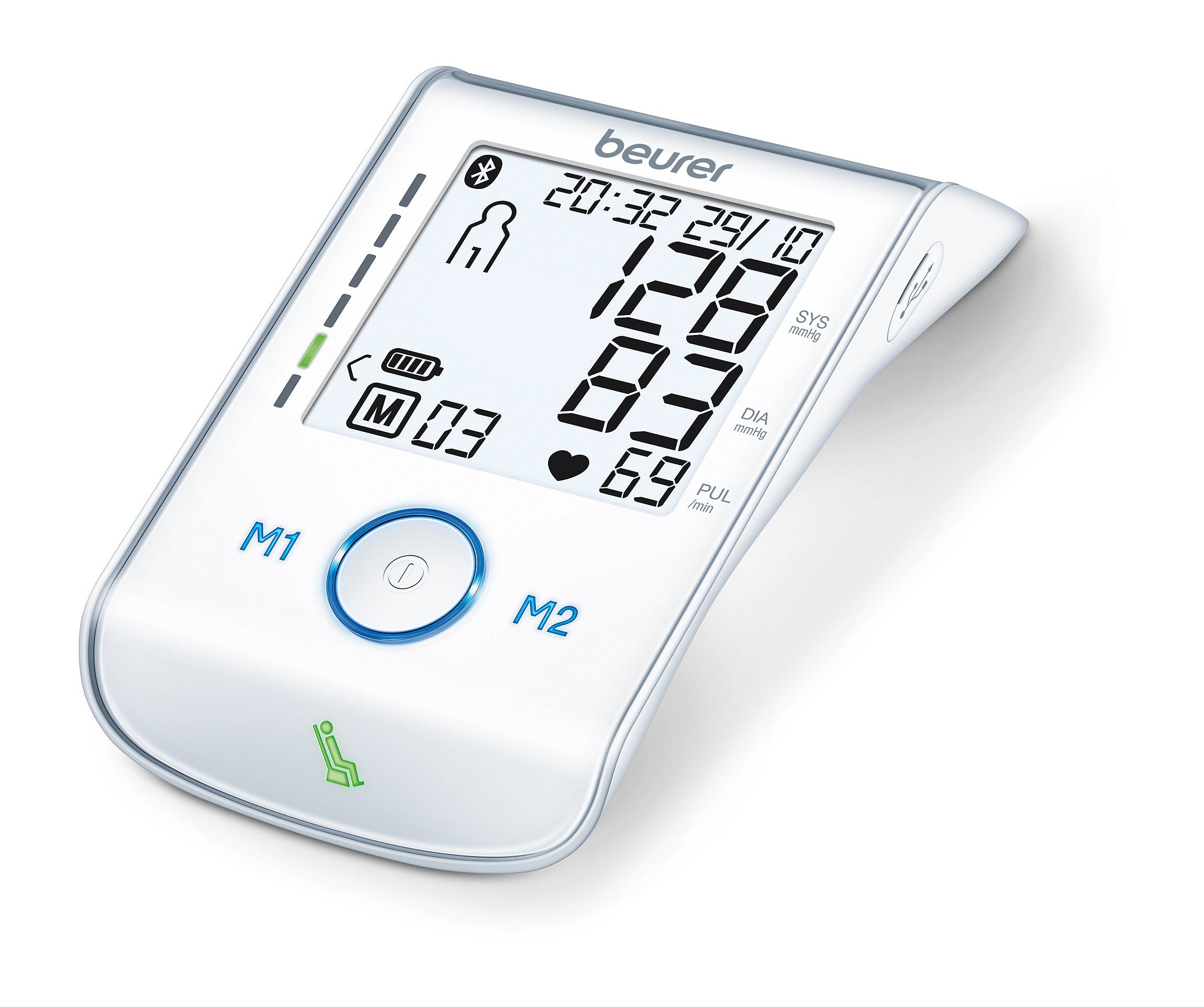 BEURER BM85 BP MONITOR UPPER ARM22-36CM with BLUETOOTH