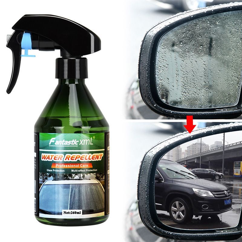 260ml Car Liquid Glass Coating Agent Hydrophobic Water Rain Repellent Spray