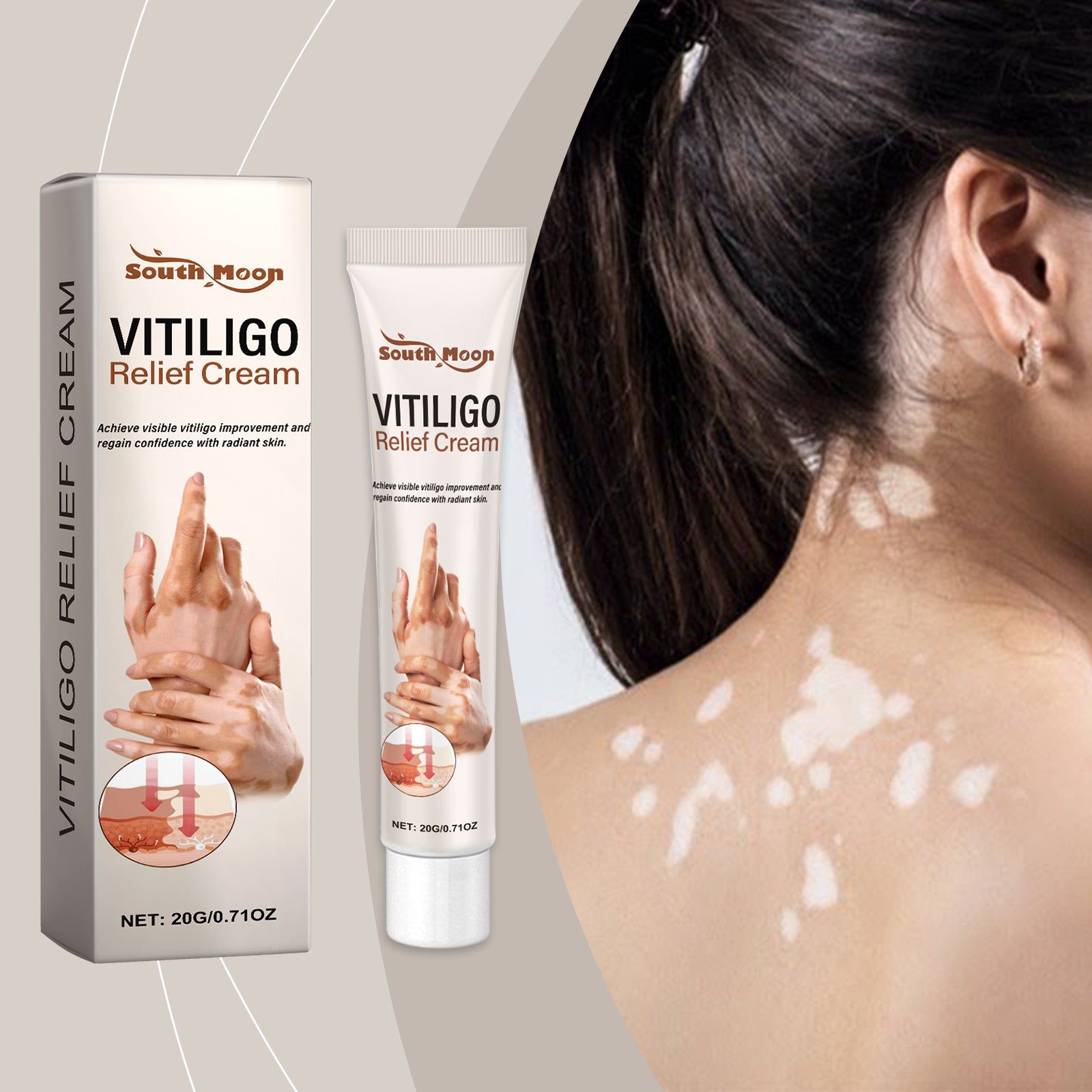 Revitalize Skin with Body Care Cream, Soothes Itching, Moisturizes, Natural Healing ,20g