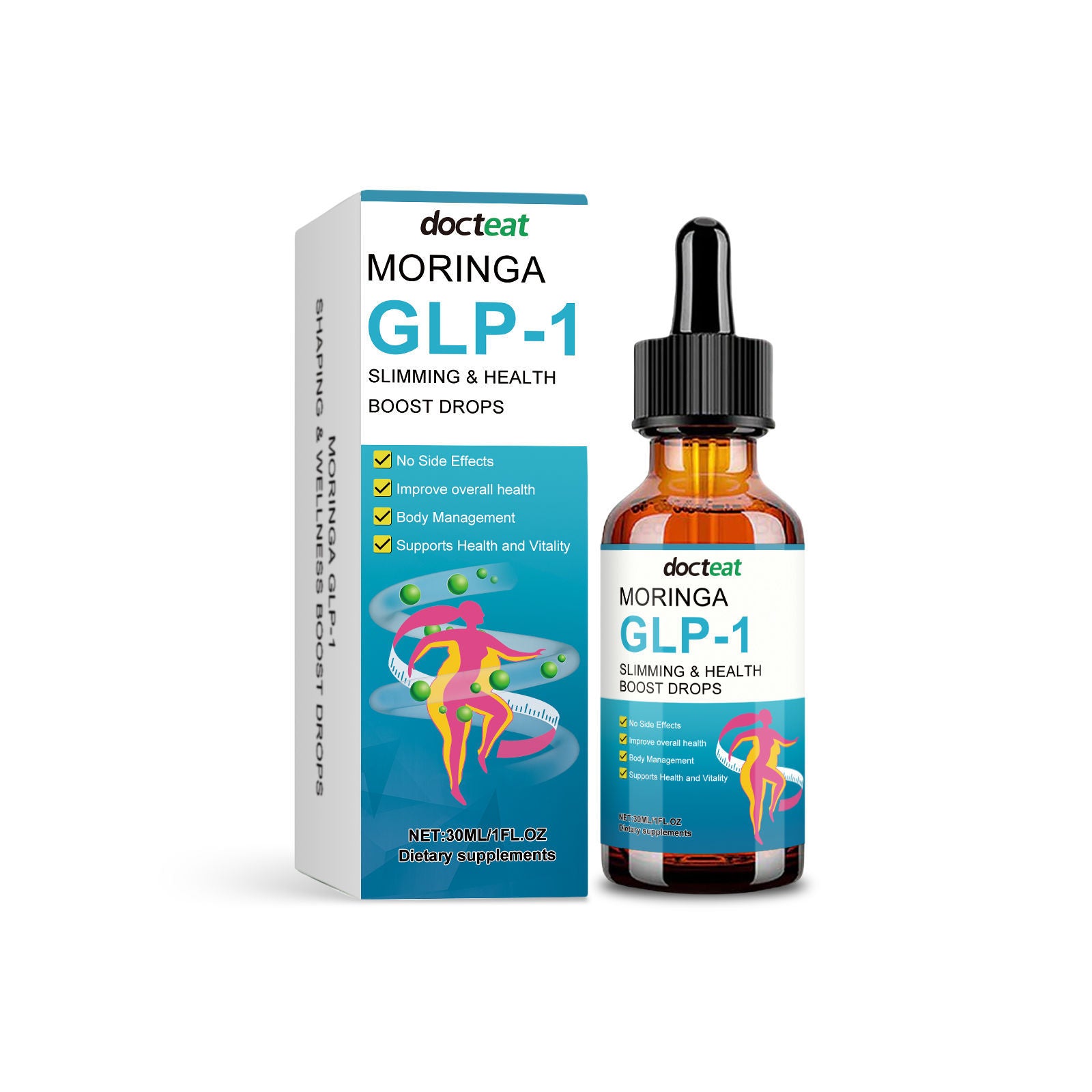 Boost Your Body Care with GLP-1 Plant Extract Essential Oil Drops, Natural Digestive Support ,30ml