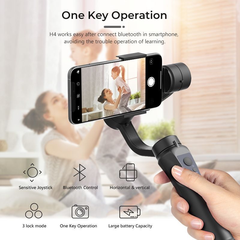 3 Axis Gimbal Handheld Stabilizer F6 Smartphone Action Camera Holder