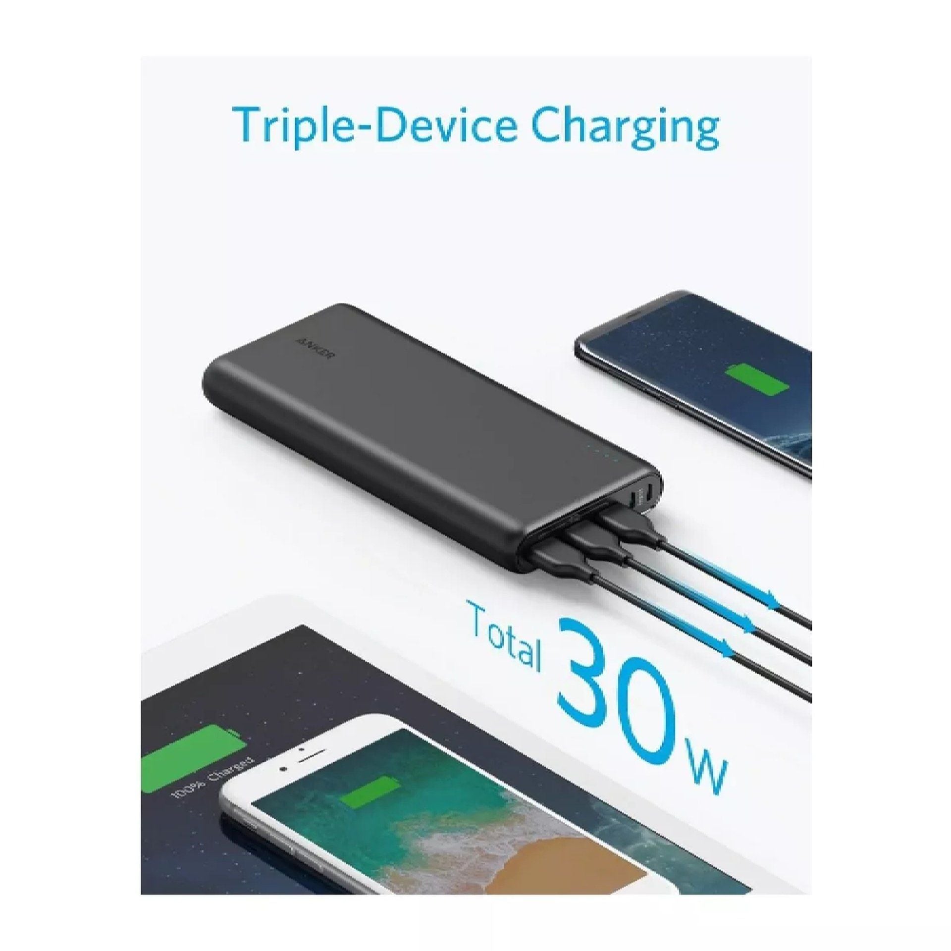 Anker PowerCore 26800mAh Portable Power Bank, Black
