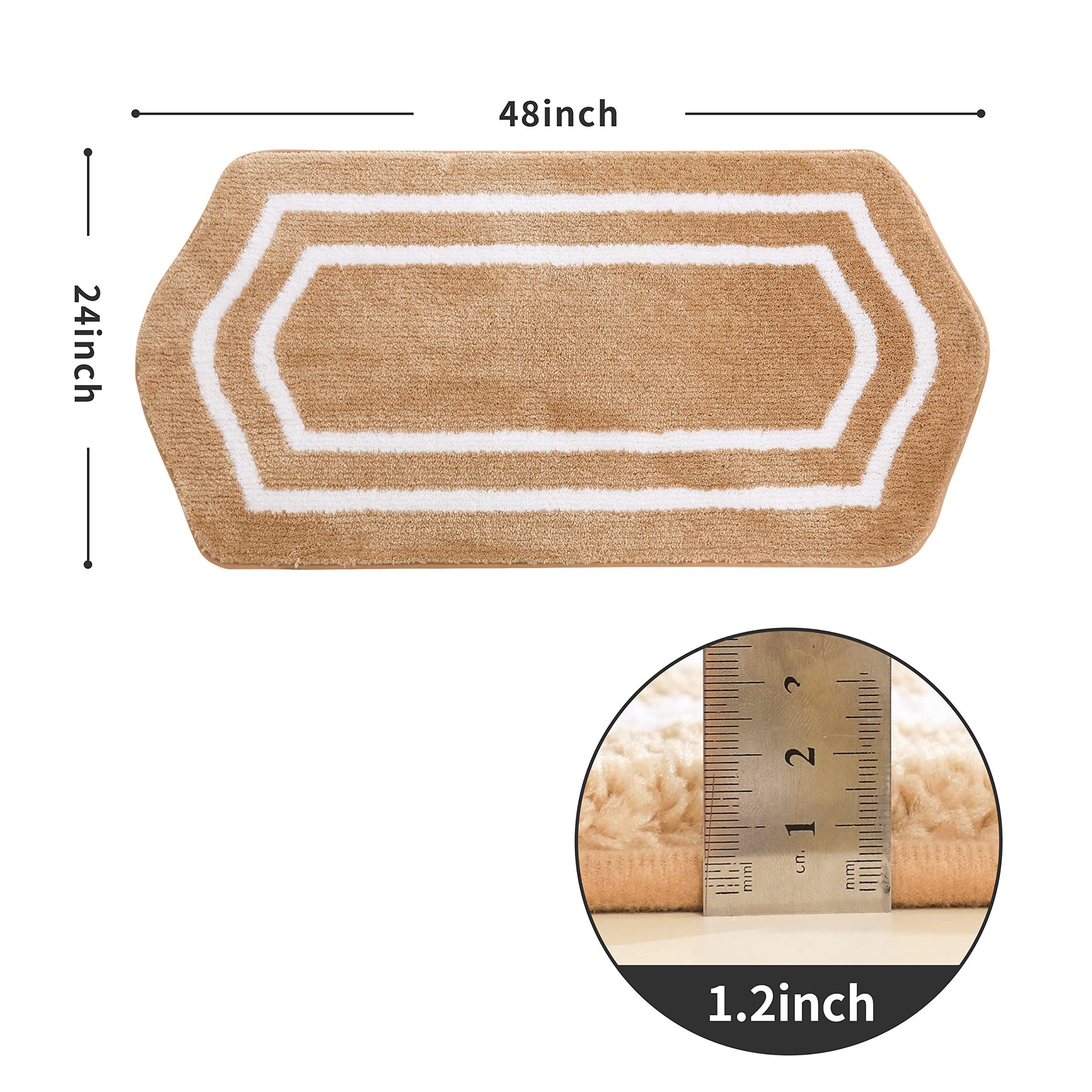 AIESY® Extra Thick Linen Anti-Slip Soft Bath Mats