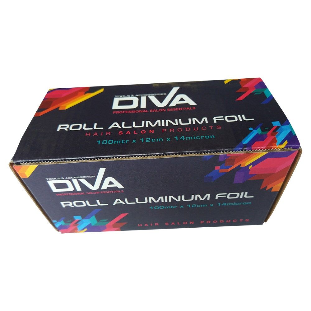 Diva Roll Aluminum Foil, 100Mx12cm