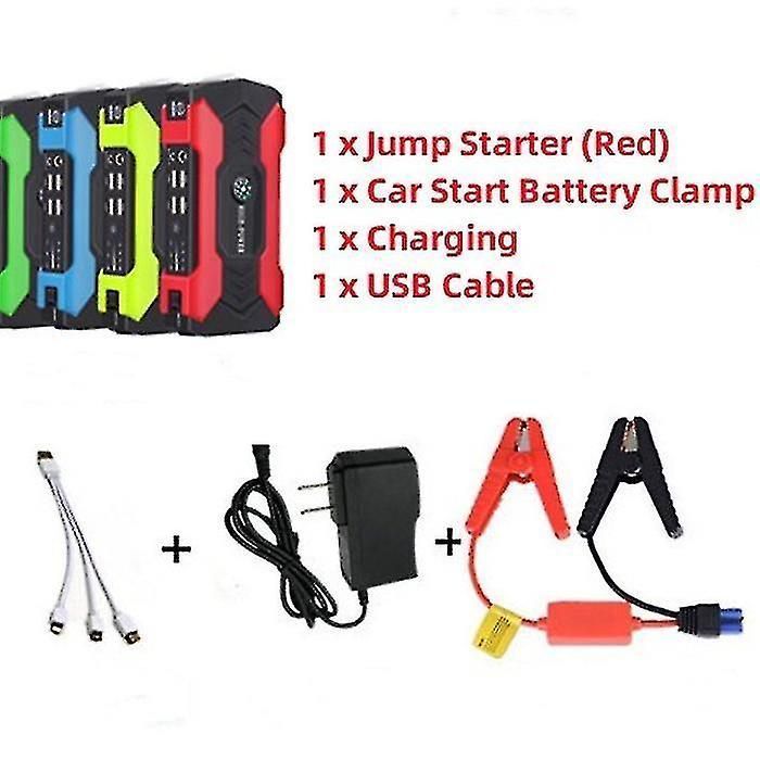 Car Jump Starter 28000mah Power Bank Charger 12v Car Van Battery Pack Booster