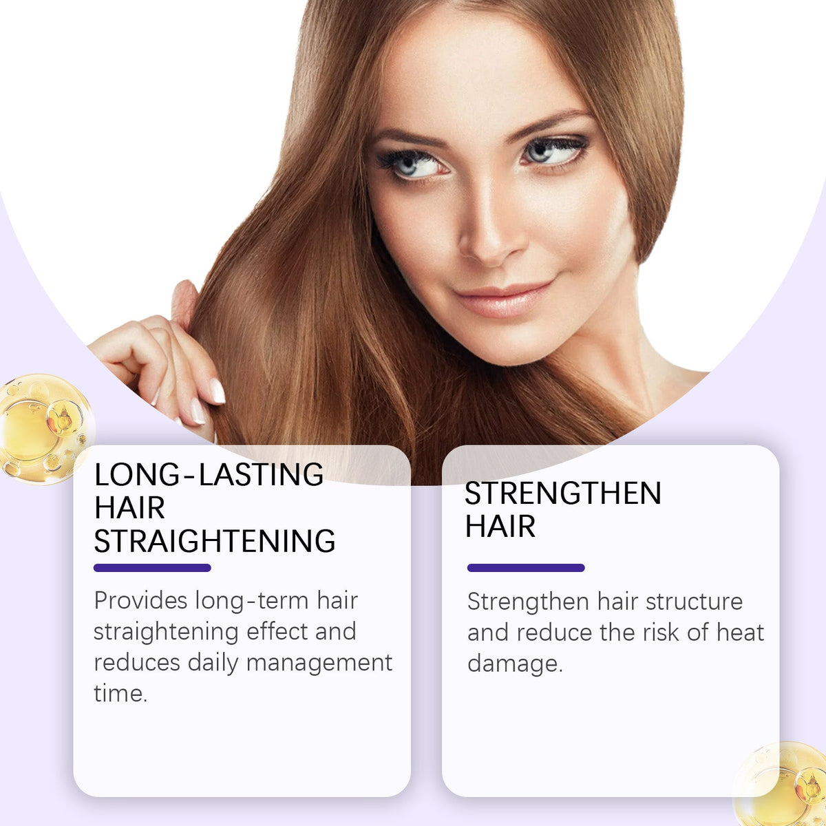 Hair Care Protein Straightening Cream, Moisturizing Nourishing Anti-Dryness Soft Smooth Hair Repair ,100g