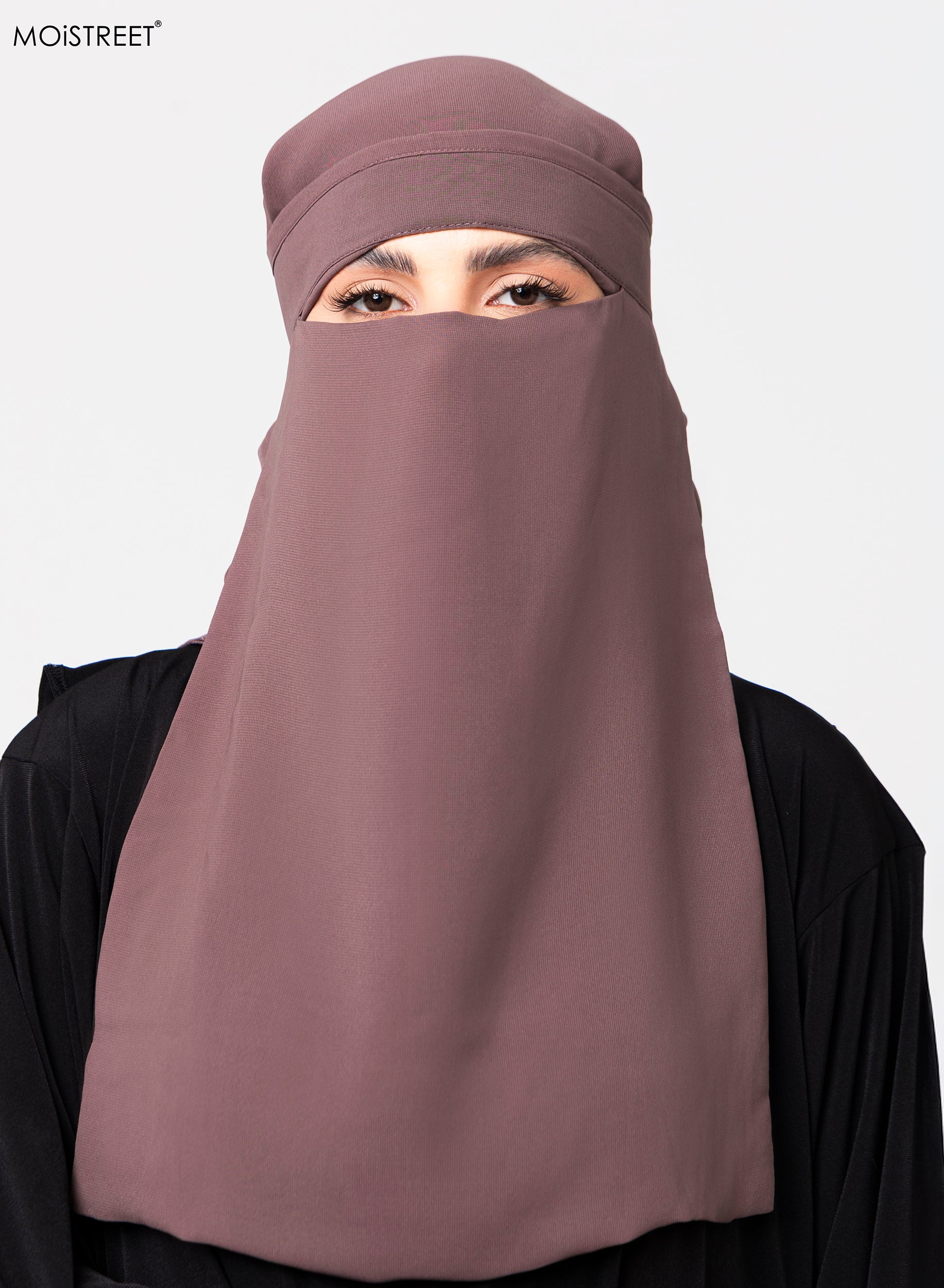 MOiSTREET Islamic Niqab Wool Chiffon