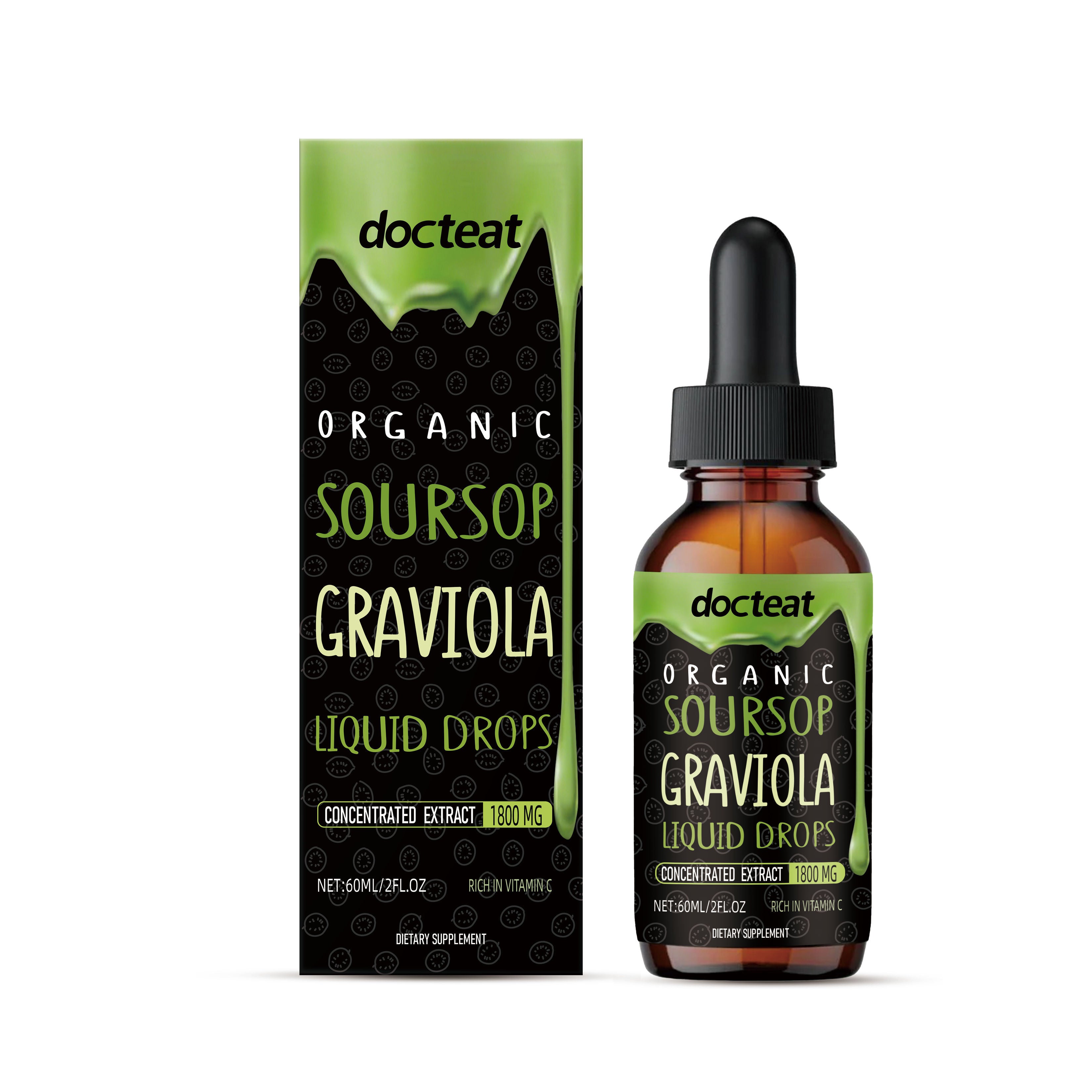 Boost Energy and Skin Health with Sugar Apple Drops, Natural Body Care ,60ml
