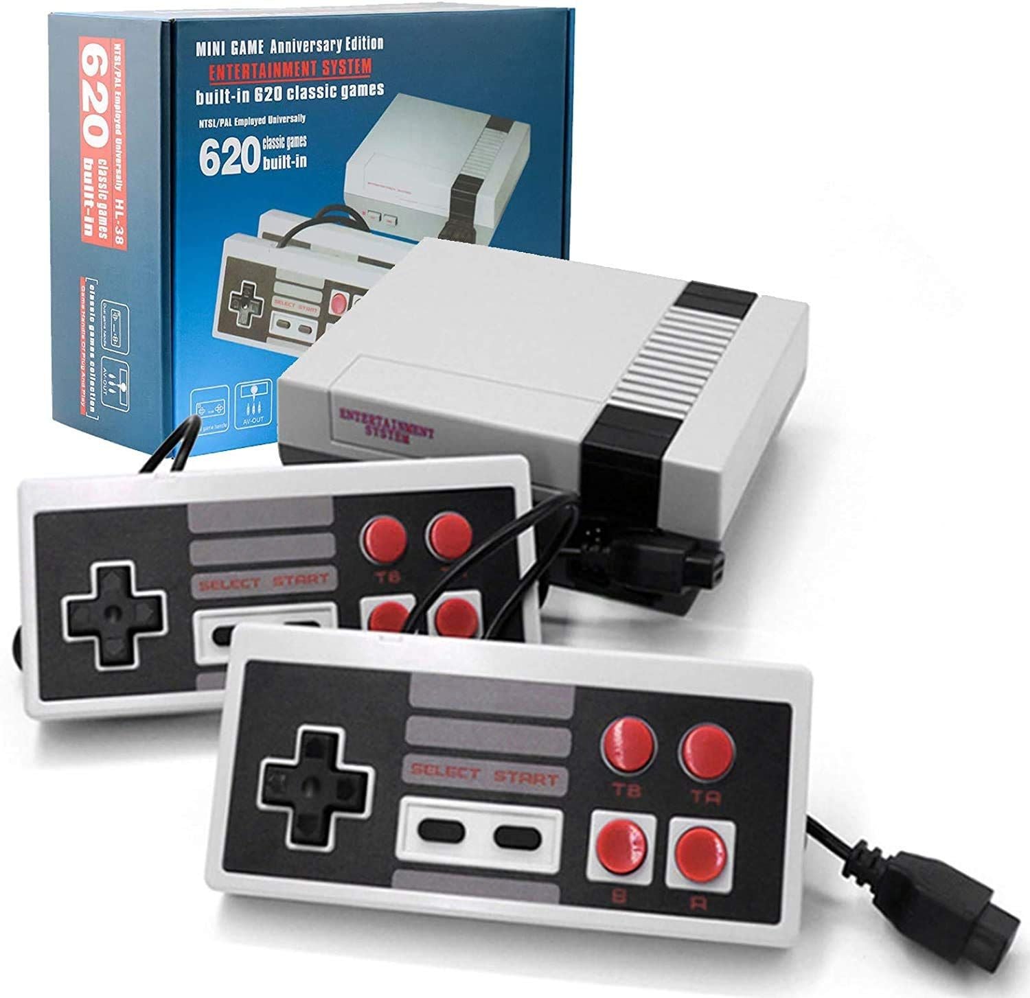 Retro Game Console Classic Handheld AV Output Video Player 620 Games