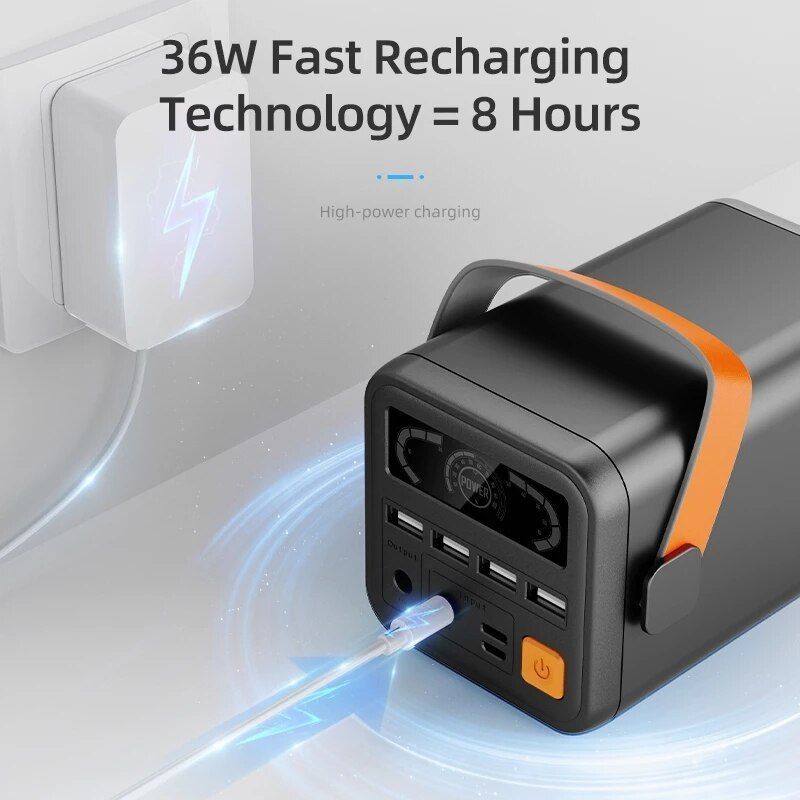 Power Bank Fast Charger 60000mah Power Station Outdoor Mobile 36W Energy Storage Power Supply