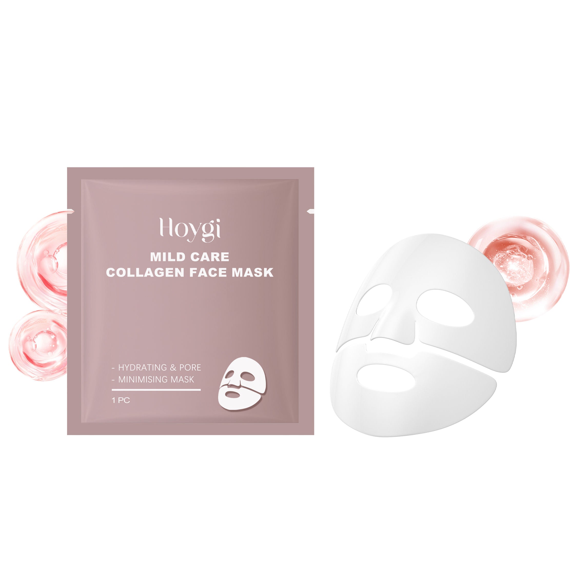 Collagen Hydrating Mask, Deep Moisturizer, Rejuvenates, Brightens, Tightens Skin, Facial Care ,1pcs
