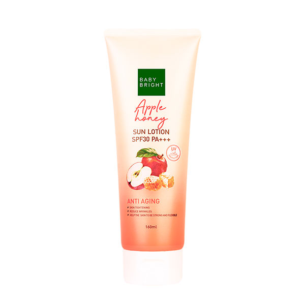 APPLE HONEY SUN LOTION SPF30 PA+++ 160ML BABY BRIGHT (B)