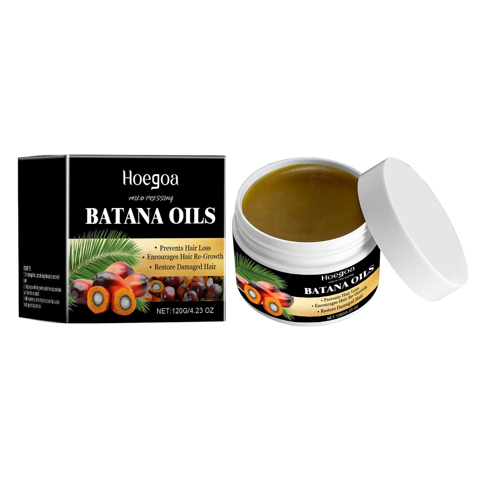 Batana Hair Care Oil, Nourishes, Volumizes, Frizz Control, Hair Growth, Healthy Shine ,120g