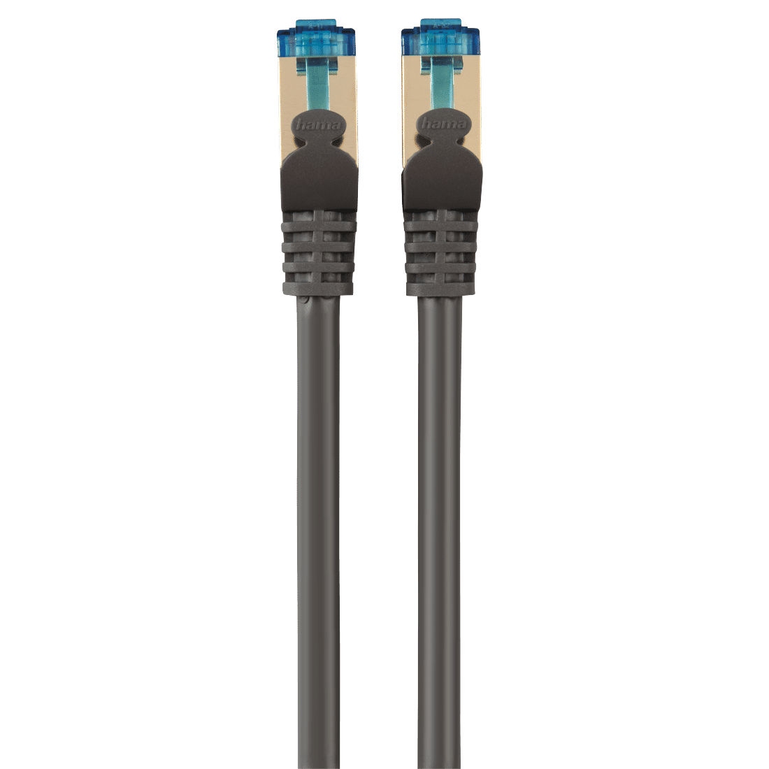 HAMA 45055 CAT 6 Network Cable PIMF, gold-plated, double shielded, 7.50 m