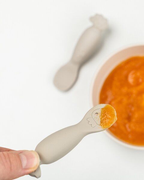 Done By Deer Learning Spoon Set Tiny Farm Sand